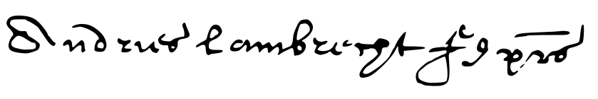 Andries Lambrecht fs. Pieters